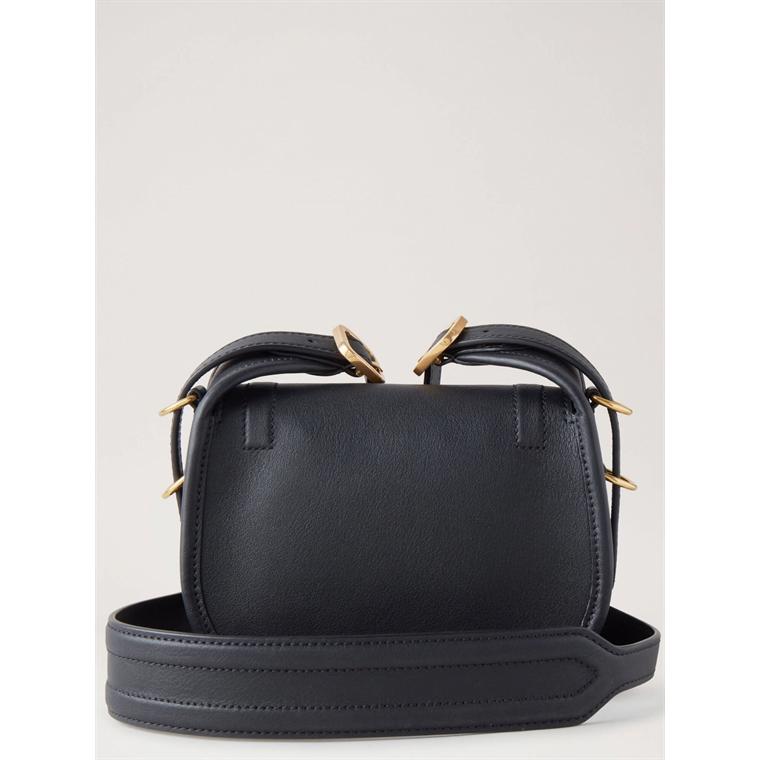 Mulberry Mini Sadie Satchel Black Silky Calf